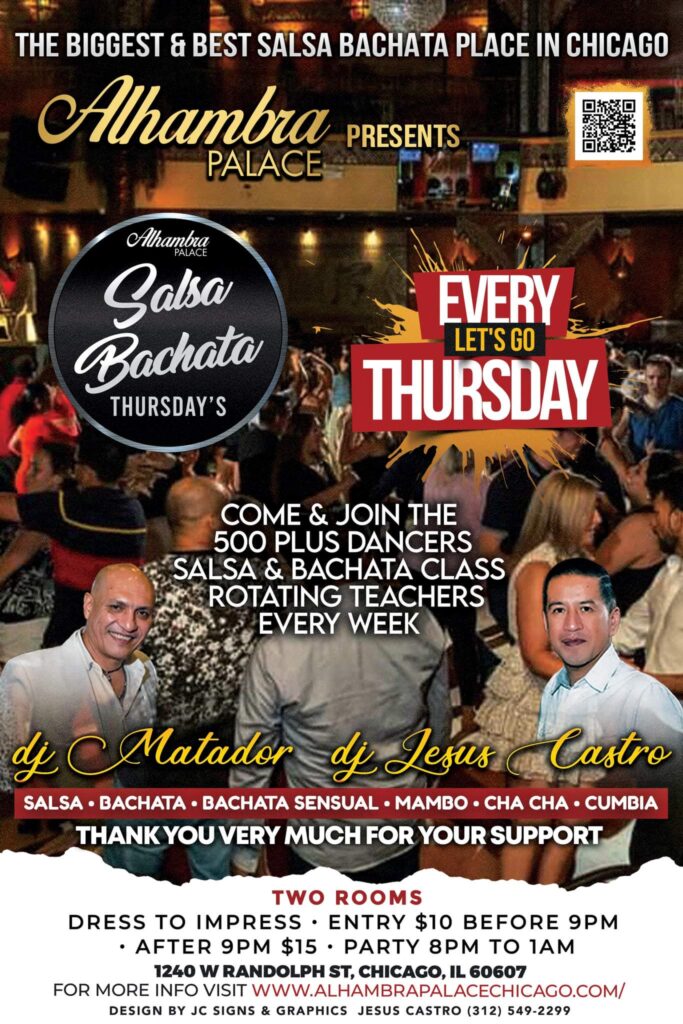 Salsa Bachata Thursday @ Alhambra Palace